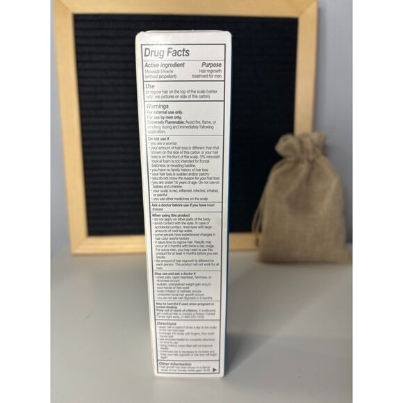 BosleyMD Minoxidil Topical Foam 5% For Men 2.11oz - Picture 2 of 4